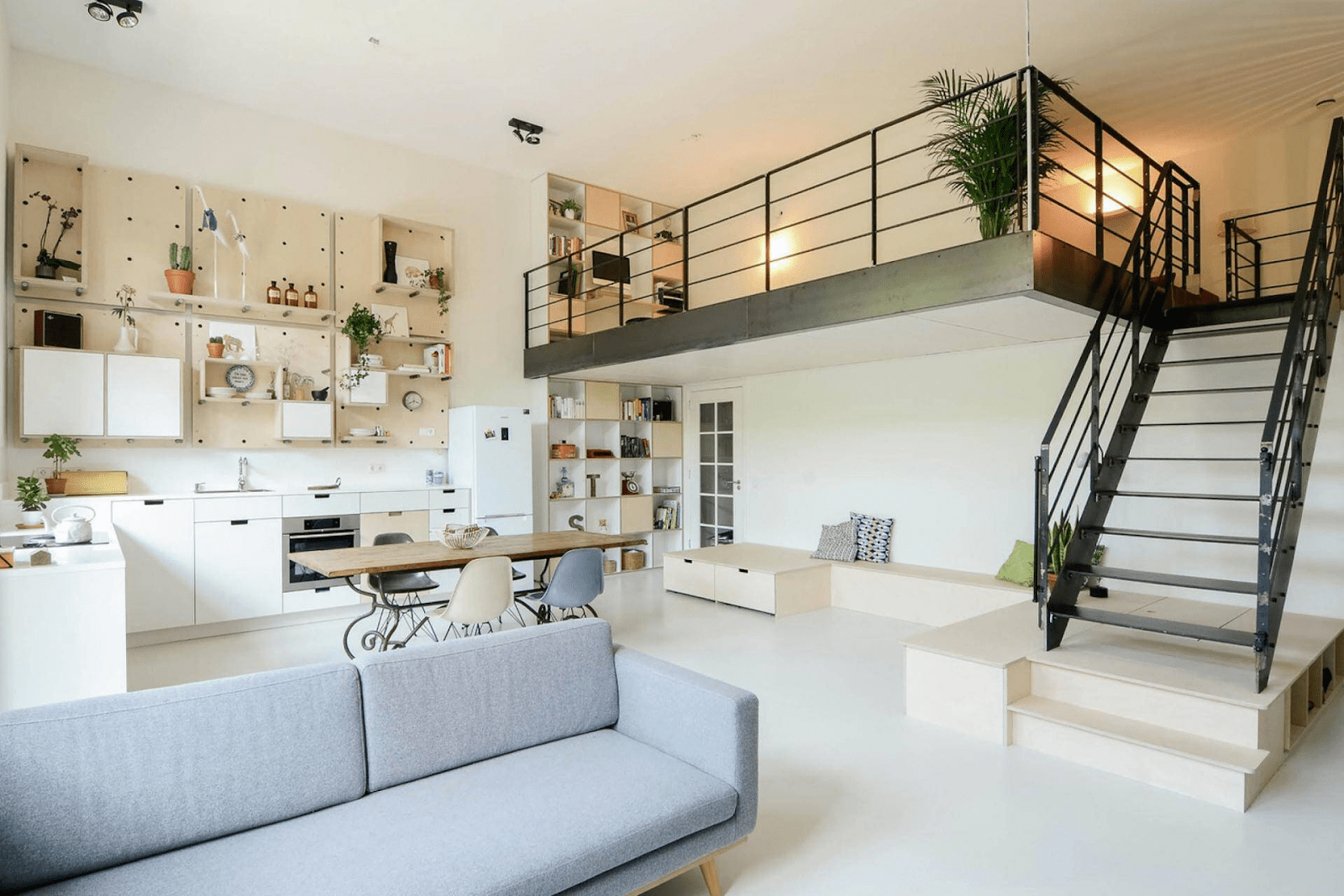 nhà gác lửng 600 triệu với 3 phòng ngủ