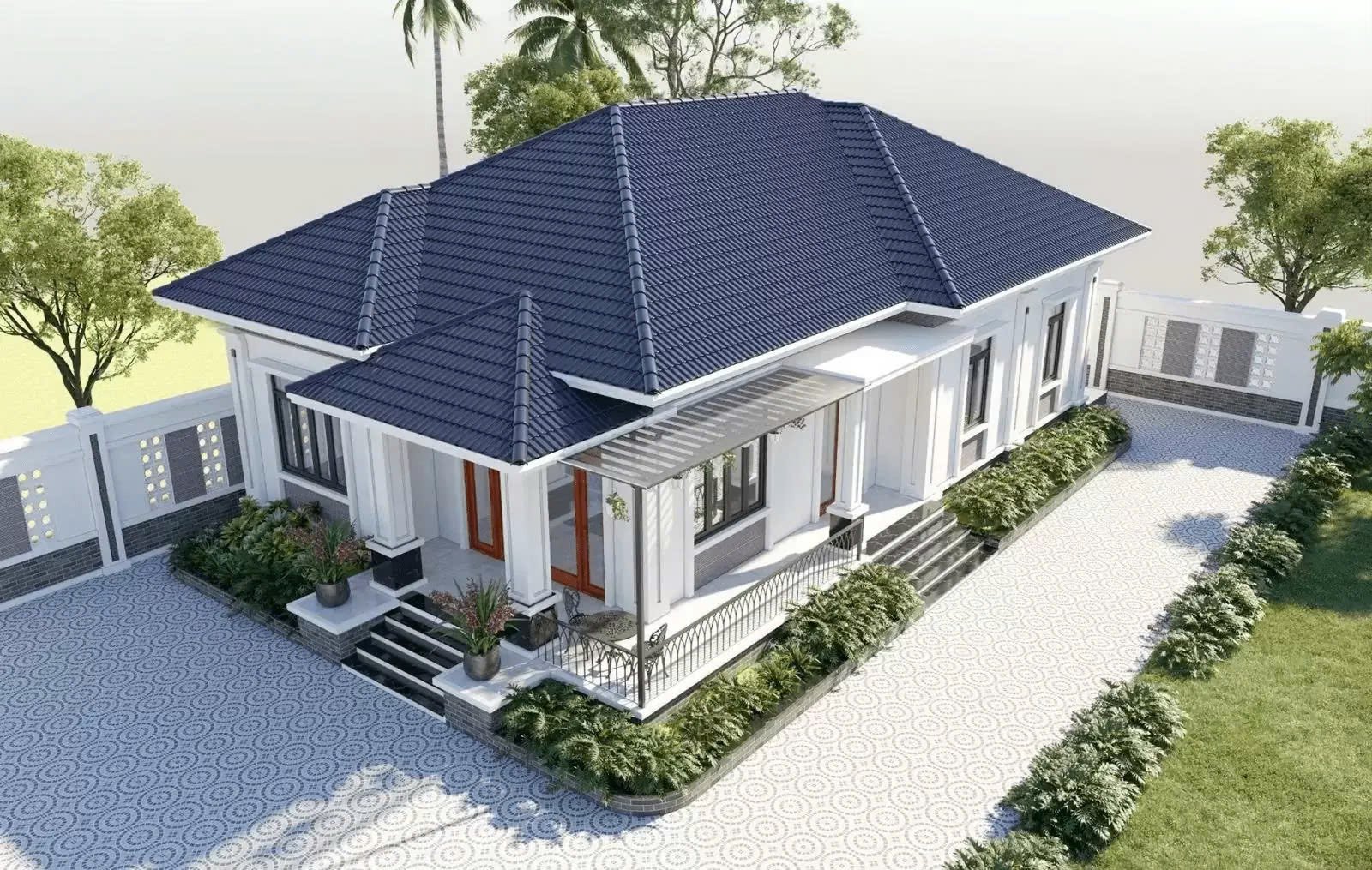 Mẫu nhà mái Nhật phù hợp cho nhiều phong cách thiết kế